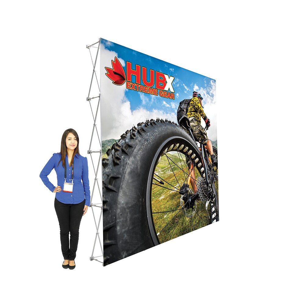 10 x 10 ft. RPL Fabric Pop Up Display Straight — Graphic Package / No Endcaps